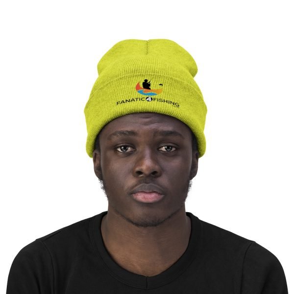 F4F - Knit Beanie yellow green front