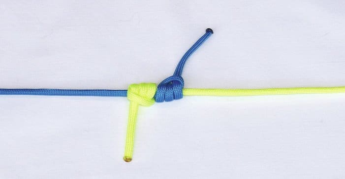 Tying a Double Uni  Fishing Knot