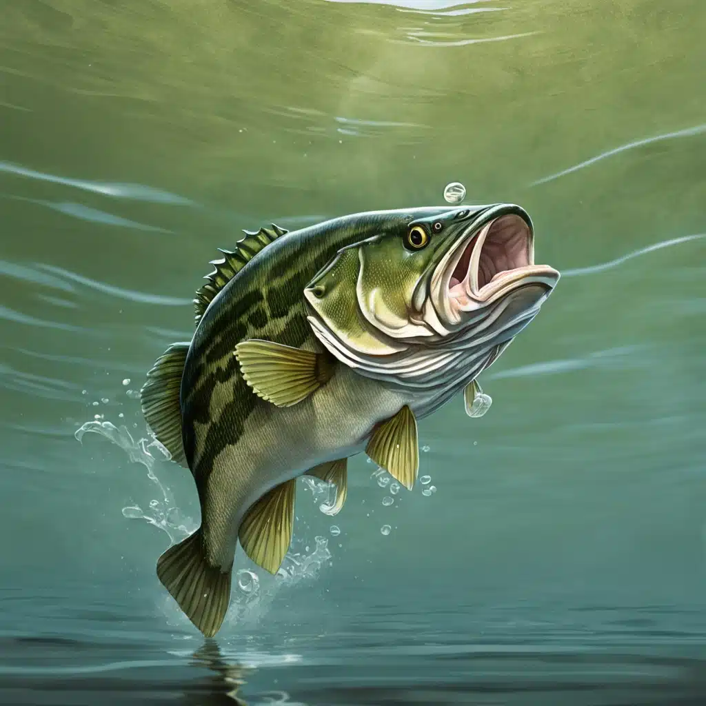 Largemouth Bass are known for their explosive strikes, especially on topwater lures.