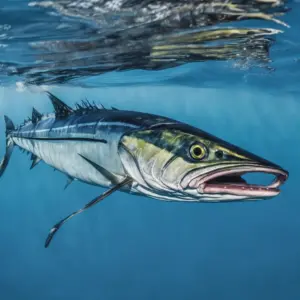 Wahoo are fast and powerful and are targeted by high-speed trolling with lures or rigged bait.