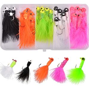 Product image of crappie-marabou-feather-hand-tied-panfish-b08xbzb9yf
